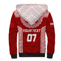 Personalised Tonga Rugby Sherpa Hoodie Mate Ma'a Tonga Champions - Wonder Print Shop