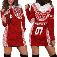 Personalised Tonga Rugby Hoodie Dress Ikale Tahi Champions World Cup 2023 - Wonder Print Shop