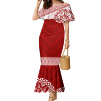 Personalised Tonga Rugby Mermaid Dress Ikale Tahi Champions World Cup 2023 - Wonder Print Shop