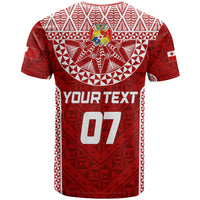 Personalised Tonga Rugby T Shirt Ikale Tahi Champions World Cup 2023 - Wonder Print Shop