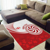 Georgia Rugby Custom Borjgalosnebi Area Rug Champions Lelos
