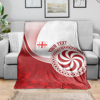 Georgia Rugby Custom Borjgalosnebi Blanket Champions Lelos