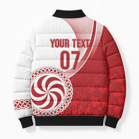 Georgia Rugby Custom Borjgalosnebi Bomber Puffer Jacket Champions Lelos