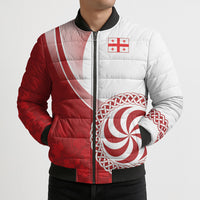 Georgia Rugby Custom Borjgalosnebi Bomber Puffer Jacket Champions Lelos
