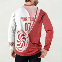 Georgia Rugby Custom Borjgalosnebi Button Sweatshirt Champions Lelos