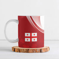 Georgia Rugby Custom Borjgalosnebi Ceramic Mug Champions Lelos