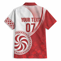 Georgia Rugby Custom Borjgalosnebi Hawaiian Shirt Champions Lelos