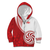 Georgia Rugby Custom Borjgalosnebi Kid Hoodie Champions Lelos