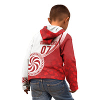 Georgia Rugby Custom Borjgalosnebi Kid Hoodie Champions Lelos