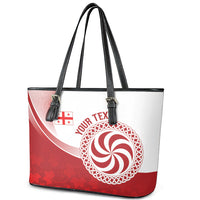 Georgia Rugby Custom Borjgalosnebi Leather Tote Bag Champions Lelos