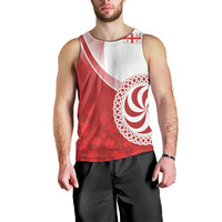 Georgia Rugby Custom Borjgalosnebi Men Tank Top Champions Lelos
