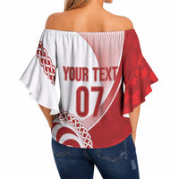 Georgia Rugby Custom Borjgalosnebi Off Shoulder Wrap Waist Top Champions Lelos