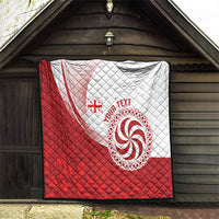 Georgia Rugby Custom Borjgalosnebi Quilt Champions Lelos
