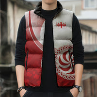 Georgia Rugby Custom Borjgalosnebi Sleeveless Puffer Jacket Champions Lelos