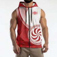 Georgia Rugby Custom Borjgalosnebi Sleeveless Zip Hoodie Champions Lelos