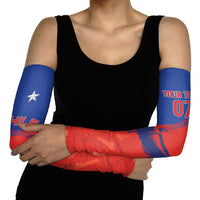 Chile Rugby Custom Los Condores Arm Sleeves Copihue Motifs