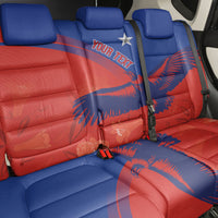 Chile Rugby Custom Los Condores Back Car Seat Cover Copihue Motifs