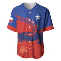 Chile Rugby Custom Los Condores Baseball Jersey Copihue Motifs