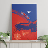 Chile Rugby Custom Los Condores Canvas Wall Art Copihue Motifs