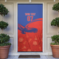 Chile Rugby Custom Los Condores Door Cover Copihue Motifs