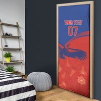 Chile Rugby Custom Los Condores Door Cover Copihue Motifs