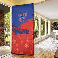 Chile Rugby Custom Los Condores Door Cover Copihue Motifs