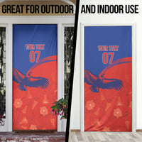 Chile Rugby Custom Los Condores Door Cover Copihue Motifs
