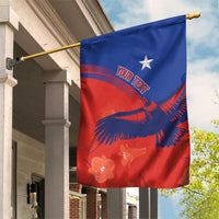 Chile Rugby Custom Los Condores Garden Flag Copihue Motifs