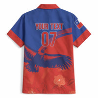 Chile Rugby Custom Los Condores Hawaiian Shirt Copihue Motifs