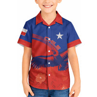 Chile Rugby Custom Los Condores Hawaiian Shirt Copihue Motifs