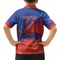 Chile Rugby Custom Los Condores Hawaiian Shirt Copihue Motifs