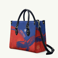 Chile Rugby Custom Los Condores Leather Bag Copihue Motifs