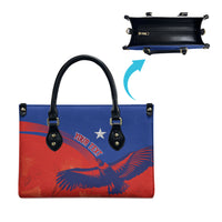 Chile Rugby Custom Los Condores Leather Bag Copihue Motifs