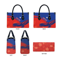 Chile Rugby Custom Los Condores Leather Bag Copihue Motifs