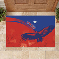 Chile Rugby Custom Los Condores Rubber Doormat Copihue Motifs