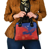 Chile Rugby Custom Los Condores Shoulder Handbag Copihue Motifs