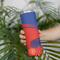 Chile Rugby Custom Los Condores Skinny Tumbler Copihue Motifs
