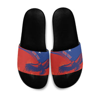 Chile Rugby Custom Los Condores Slide Sandals Copihue Motifs