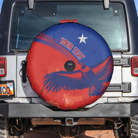 Chile Rugby Custom Los Condores Spare Tire Cover Copihue Motifs