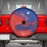 Chile Rugby Custom Los Condores Spare Tire Cover Copihue Motifs