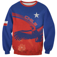 Chile Rugby Custom Los Condores Sweatshirt Copihue Motifs