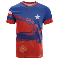 Chile Rugby Custom Los Condores T Shirt Copihue Motifs