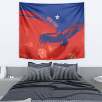 Chile Rugby Custom Los Condores Tapestry Copihue Motifs