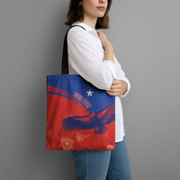 Chile Rugby Custom Los Condores Tote Bag Copihue Motifs