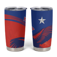 Chile Rugby Custom Los Condores Tumbler Cup Copihue Motifs