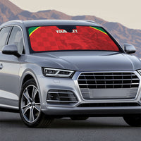 Portugal Rugby Custom Os Lobos Auto Sun Shade Bandeira das Quinas Inspired
