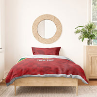 Portugal Rugby Custom Os Lobos Bedding Set Bandeira das Quinas Inspired