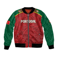 Portugal Rugby Custom Os Lobos Bomber Jacket Bandeira das Quinas Inspired
