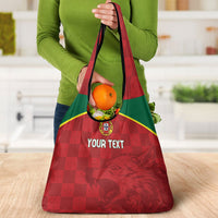 Portugal Rugby Custom Os Lobos Grocery Bag Bandeira das Quinas Inspired