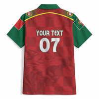 Portugal Rugby Custom Os Lobos Hawaiian Shirt Bandeira das Quinas Inspired